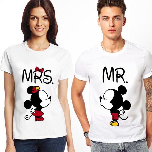 Тениски за двойки - Мики и Мин Маус